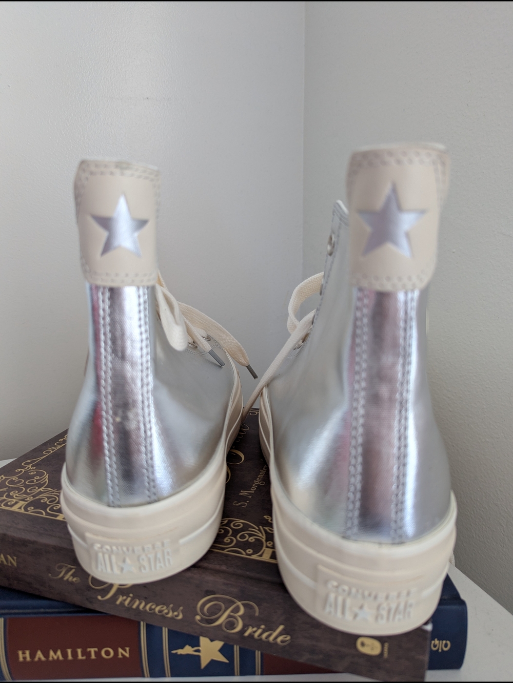 Converse Metallic Silver Platforms - Picture 4 of 8